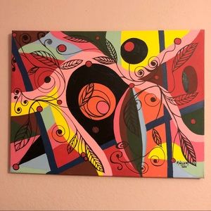 Original Acrylic over canvas museum wrap 18”x24”